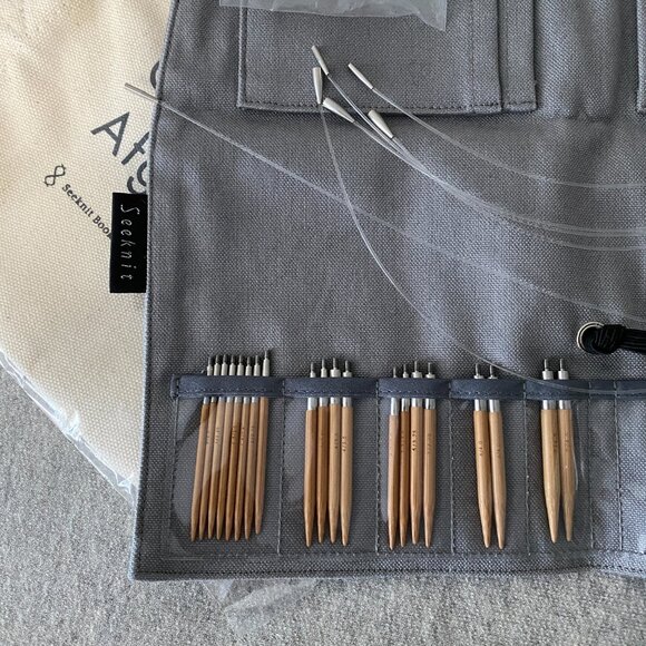 Seeknit CURVE Koshitsu 6cm/2.4inch First Set + EXTRA TIPS + CORDS Grey Case Mini - Picture 7 of 15